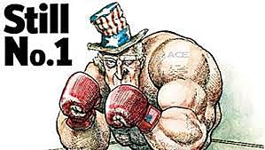 U.S. Emerges from a Catastrophic War as the only Superpower