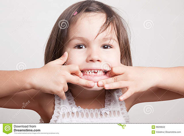 My first tooth fell out