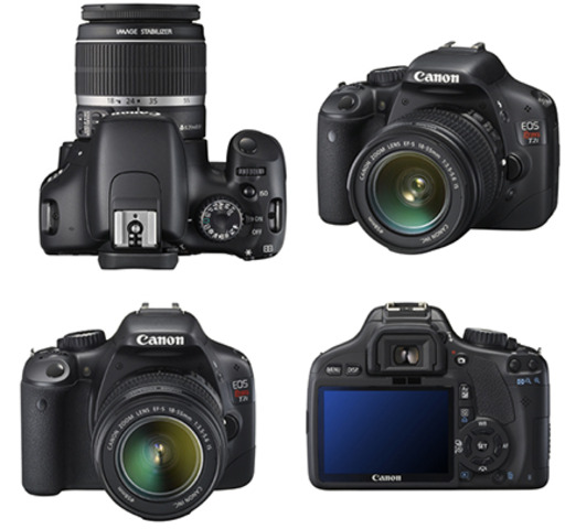 canon EOS T2i.