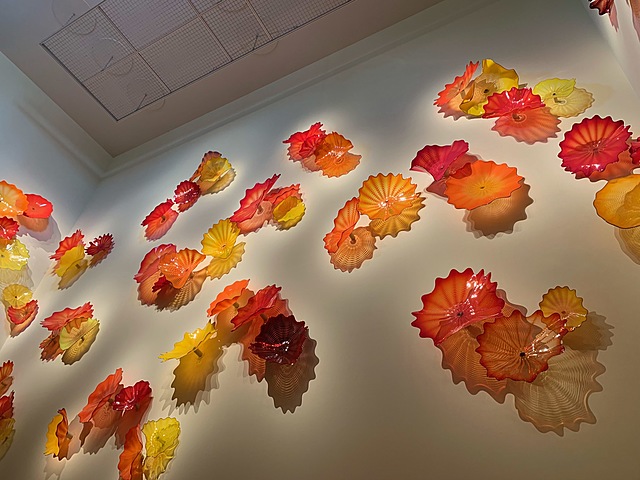 The grand stairwell installation