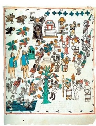 Enseñanza del alfabeto a los indígenas