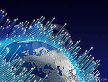 1er enlace transocéanico con fibra optica