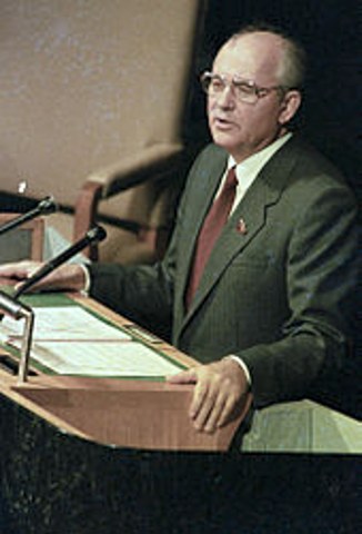 Mikhail Gorbachev Takes Office