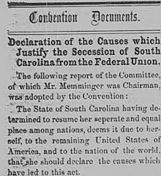 South Carolina Issues Analogous