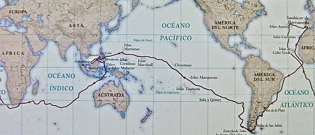 Finaliza el viaje a Magallanes y Elcano.