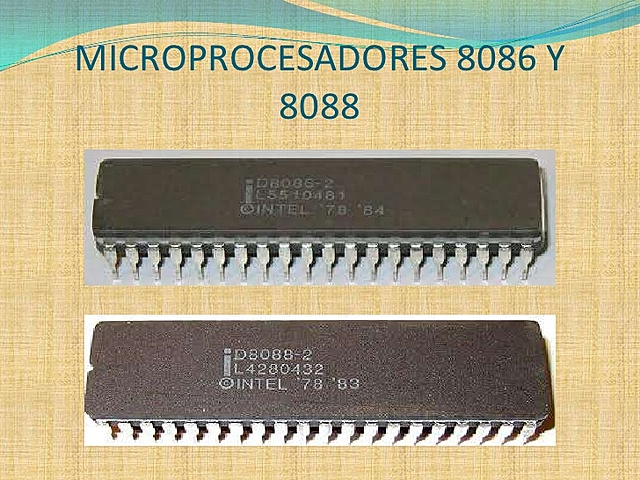 Los Intel 8086 y 8088