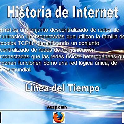 Timeline: linea de tiempo de la historia del internet