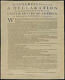 The declaration of independence