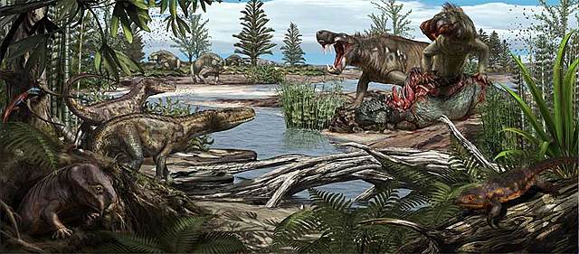 Período: Pérmico (299-250 millones de años)