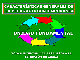 PEDAGOGÍA CONTEMPORÁNEA