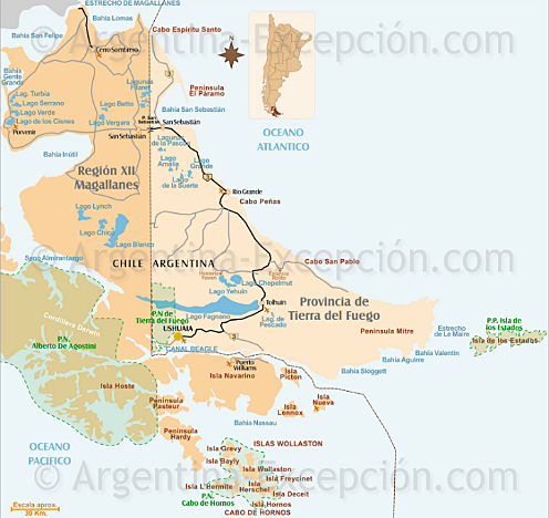 Creación de Tierra del Fuego