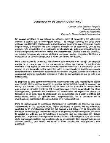 Plasma su ensayo “Supuestos actuales en la educación de posgrado: una afirmación apasionada” la cual fue rechazada por el The American Psychologist