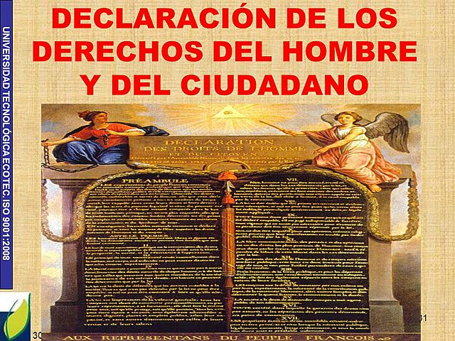 Declaración de los derechos del hombre y del ciudadano