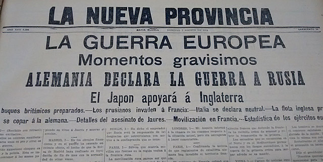 Se declaran La Guerra