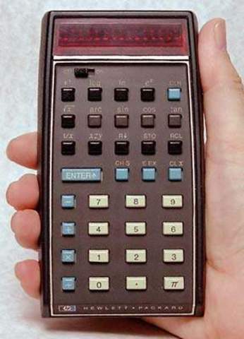 First Handheld Calculator