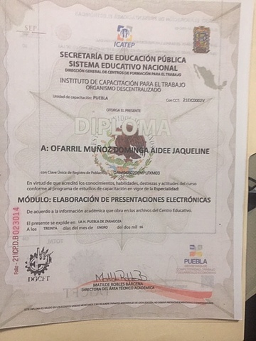 Curso: Elaboración de ¨Presentaciones Electrónicas