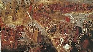 Hernán Cortés conquista el imperio Azteca