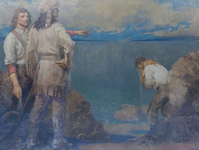 Jim Bridger Discovers the Great Salt Lake