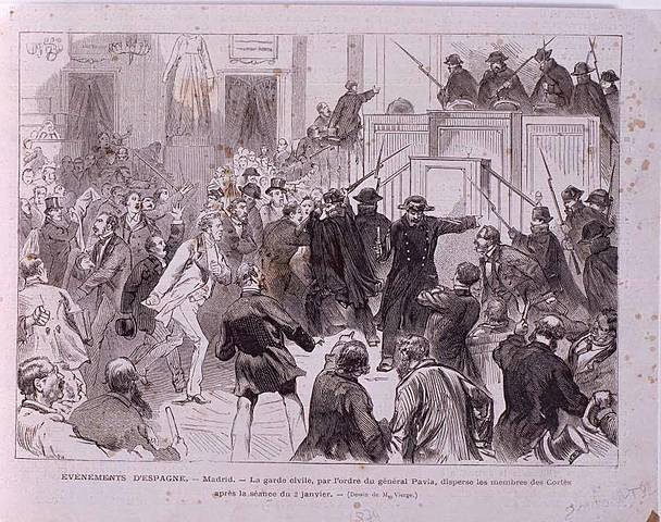 Cop d'estat del general Pavía