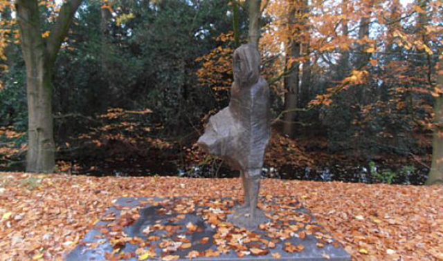 De paddenstoelenzoekster