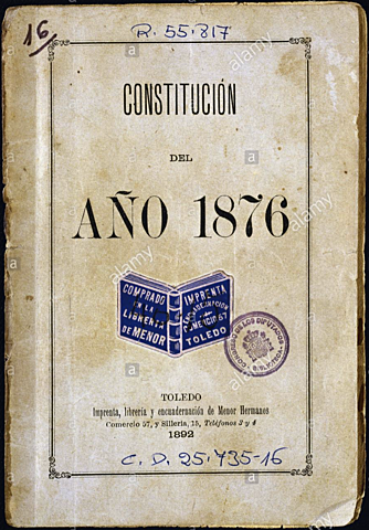 La Constitució de 1876