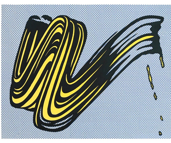 Brush stroke Roy Lichtenstein