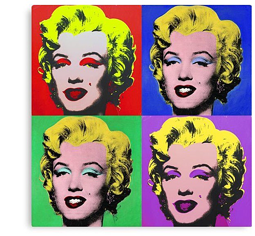 Marlyn Monroe popart door Andy Warhol