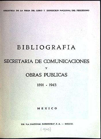 1891 para originar la séptima área en el organigrama del gobierno federal