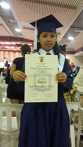 My fitth grade graduate