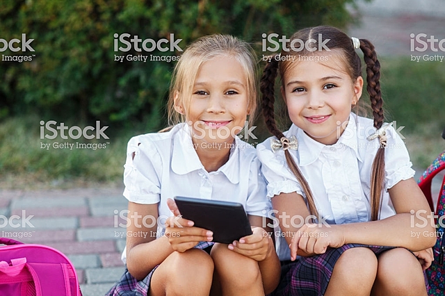 my first day of classes in elementary school