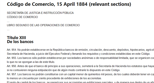 NUEVO CÓDIGO DE COMERCIO DE 1884