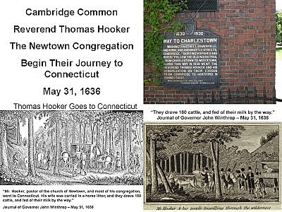 Thomas Hooker Settles Newtown