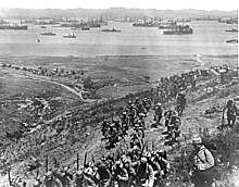 Beginning of Battle of Gallipoli