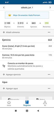 Actividad física sabado