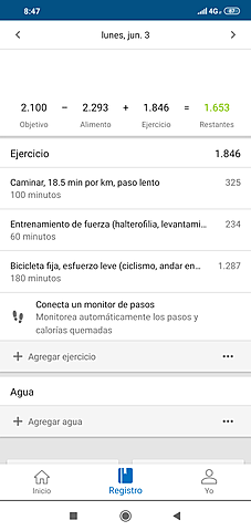 Actividad fisica lunes