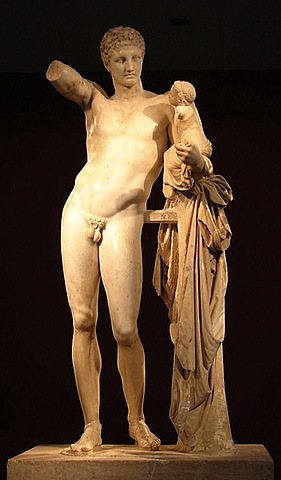 Hermes met het kind Dionysos