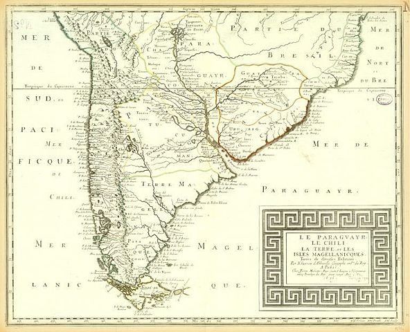 Primer mapa donde aparece todo el territorio argentino en su totalidad