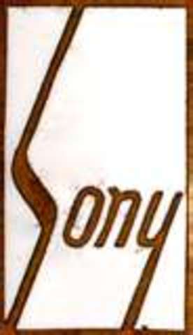 Decision on the Sony logo for on Totsuko products