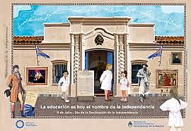 Declaración de la independencia  : 9 de Julio de 1816