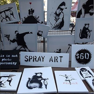 werken van Banksy (park sale) (4.4)