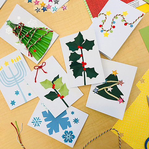 Sorgho Students Take Cards to Nursing Homes