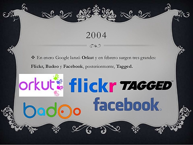 Orkut, Flickr, Badoo y Facebook,Tagged