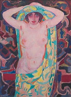 Halfnaakt (de vrouw van de schilder)