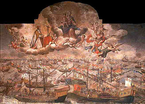 Batalla de Lepanto y Virgen del Rosario