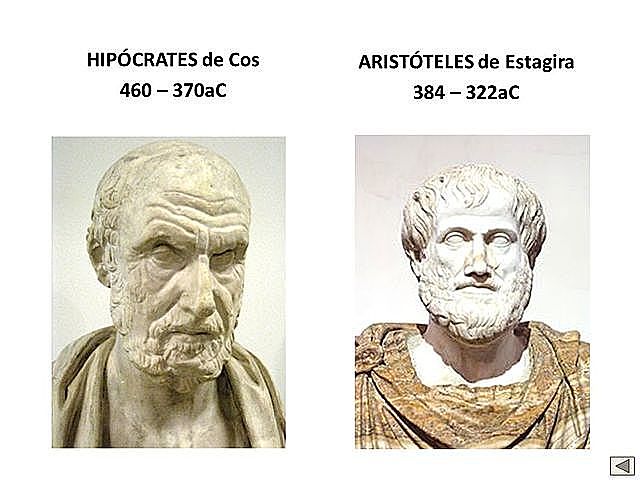 Hipocrátes y Aristoteles