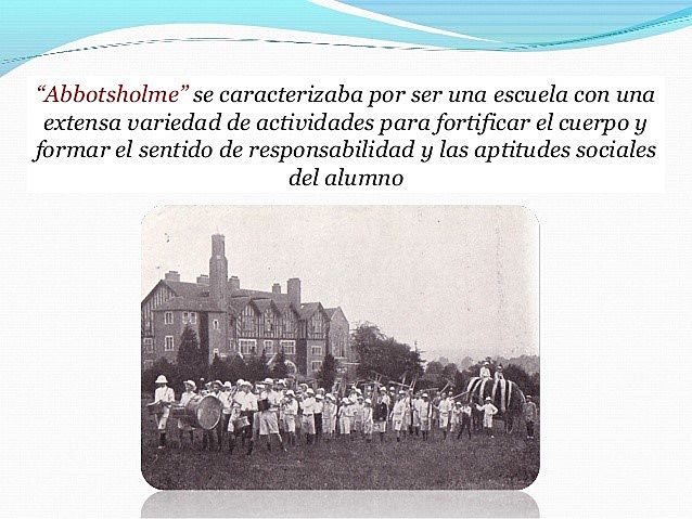 LAS PRIMERAS ESCUELAS  RIDDIE