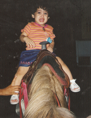 My first horseriding
