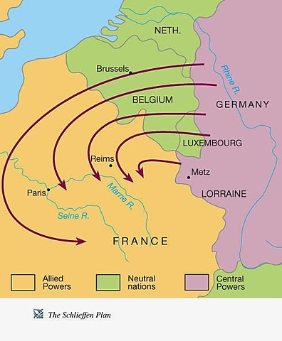 Alemanya posa en marxa el pla schieffen