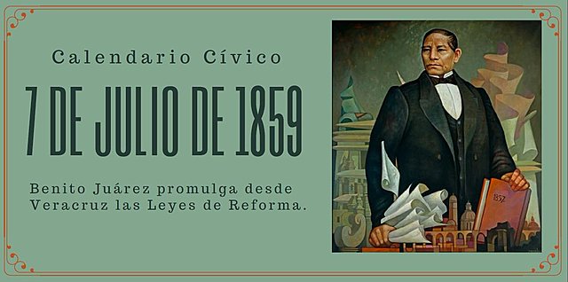 Leyes de reforma 1859.1860