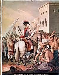Hernán Cortés conquista el imperio Azteca